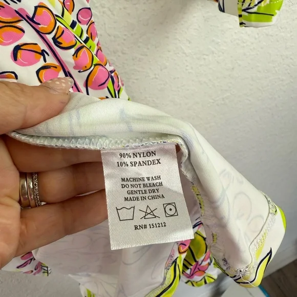 Perfect like new MARY SQUARE laguna dress in vine time lime large - Picture 11 of 15